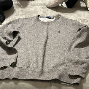 Polo by Ralph Lauren Men's Heather Gray Crewneck Sweater